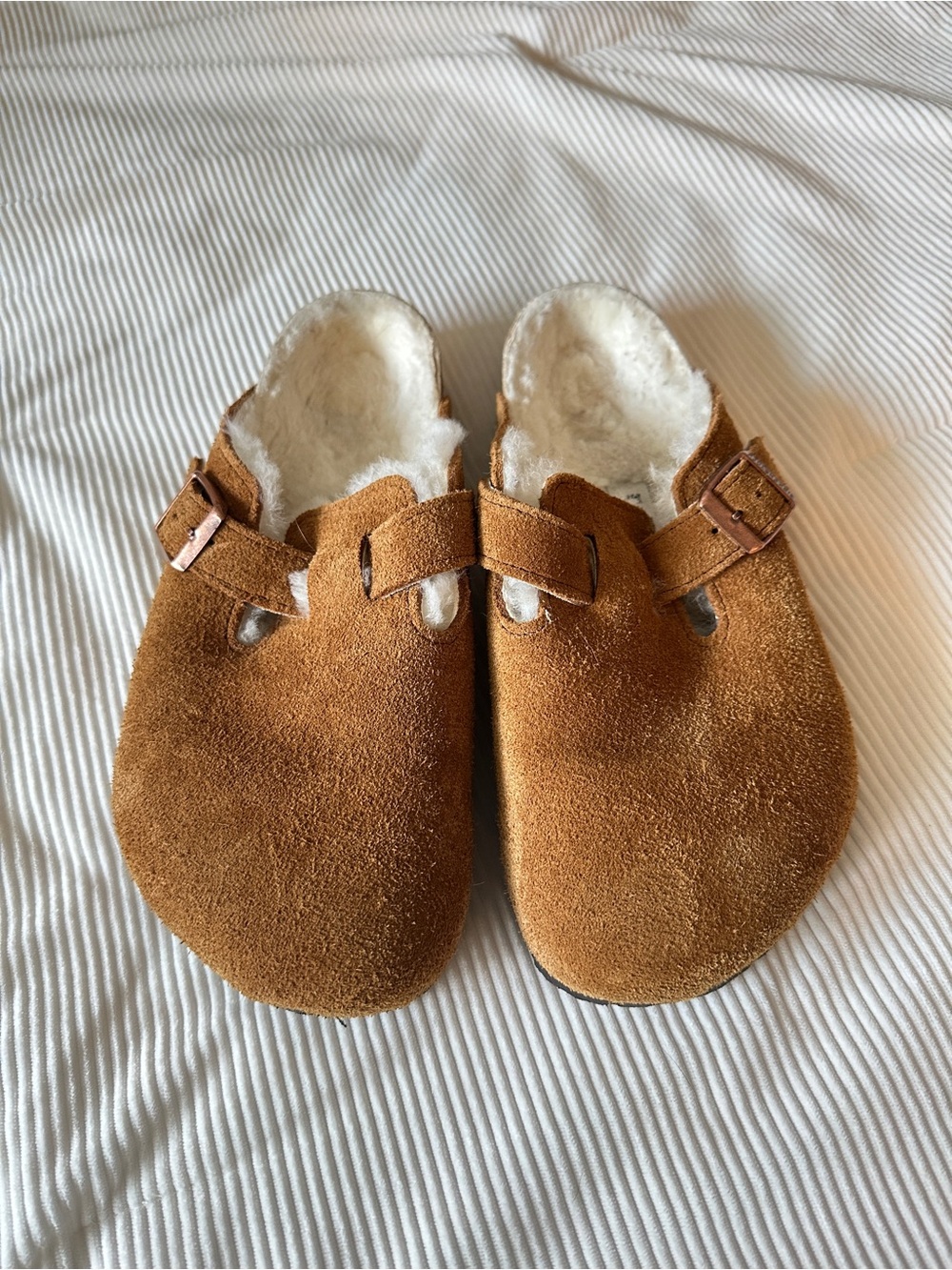 Boston Shearling Birkenstocks